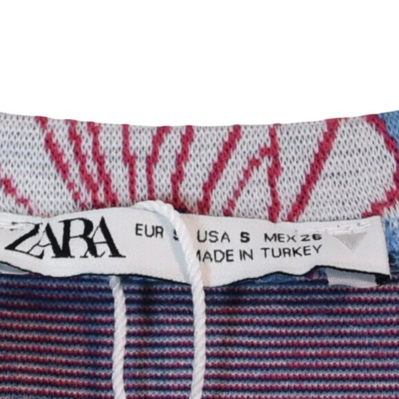 Zara Mod Floral Cutout Dress S Retro Y2K Coquettecore - Picture 4 of 8